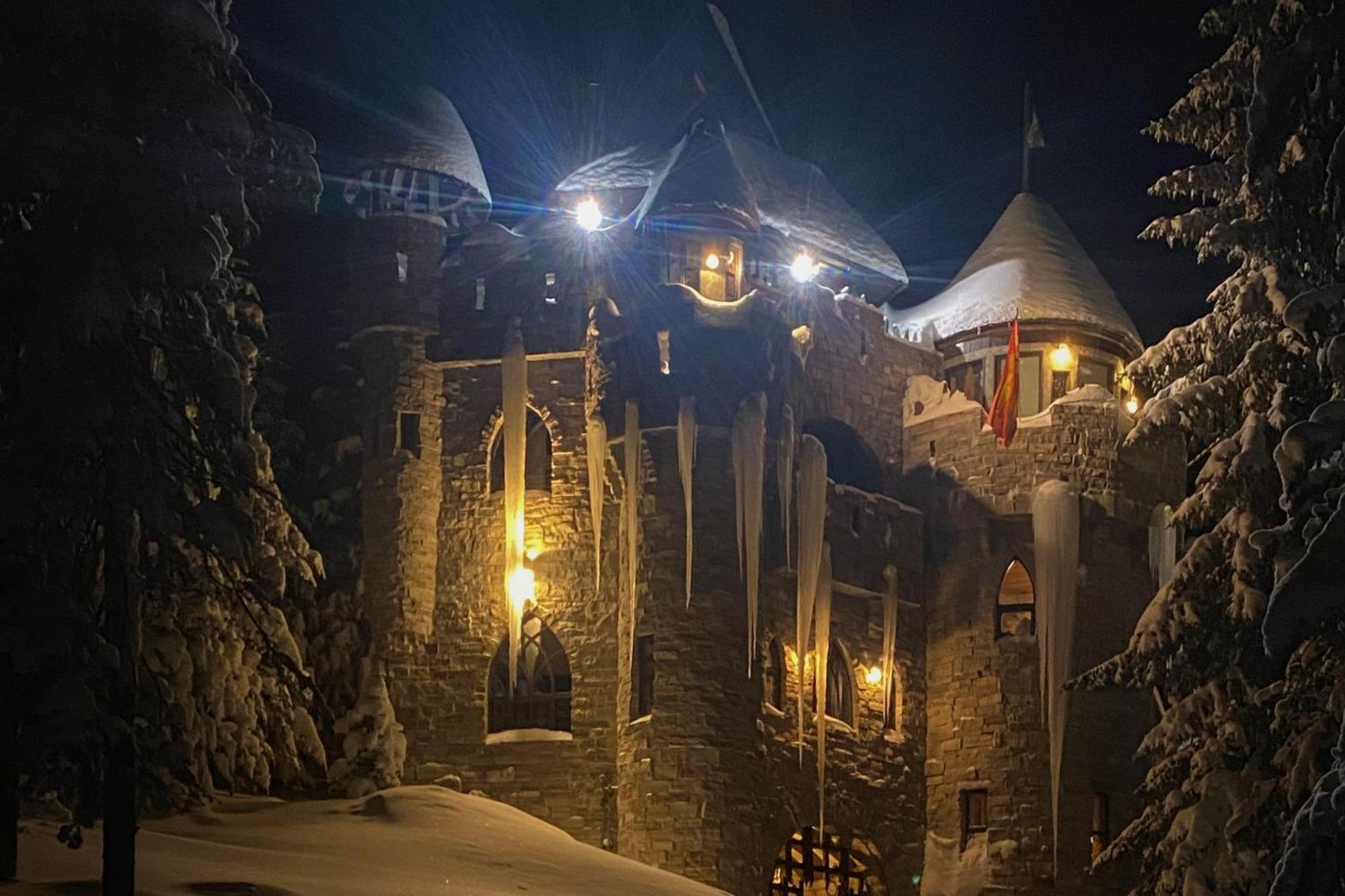 サンドポイント Schweitzer Castleヴィラ エクステリア 写真
