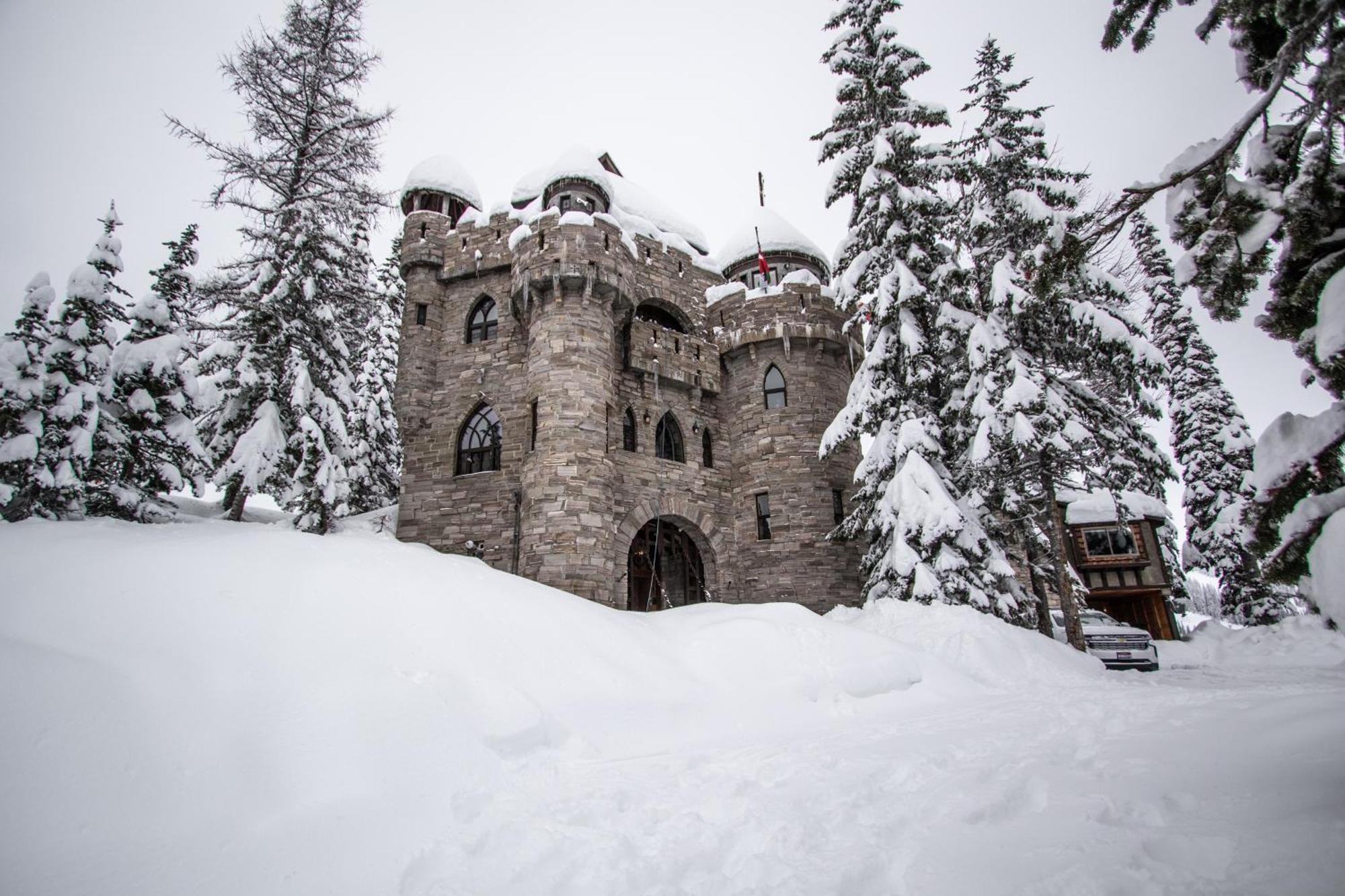 サンドポイント Schweitzer Castleヴィラ エクステリア 写真